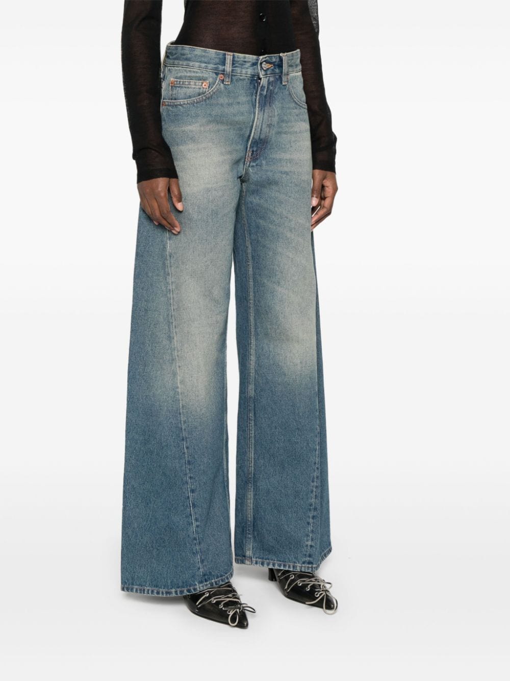 Mm6 Maison Margiela Jeans Blue Cotton