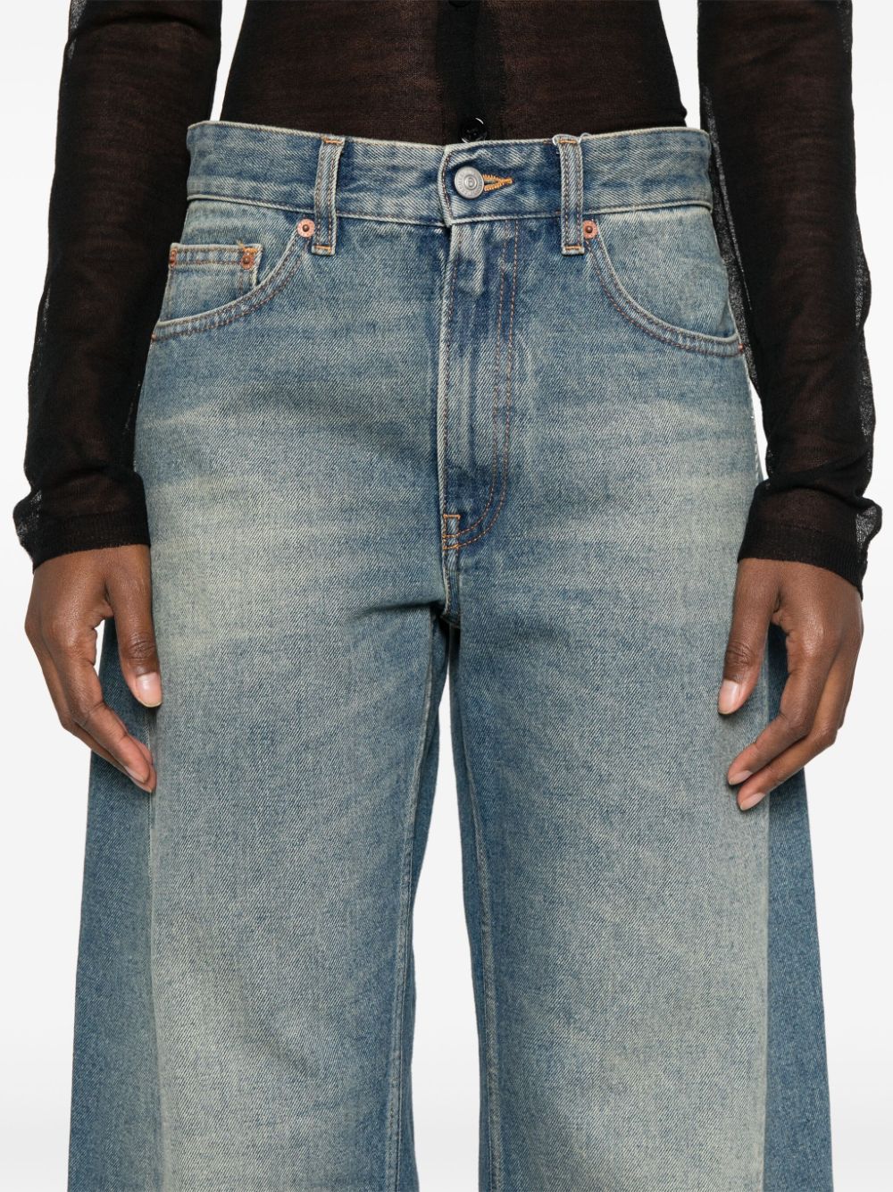 Mm6 Maison Margiela Jeans Blue Cotton