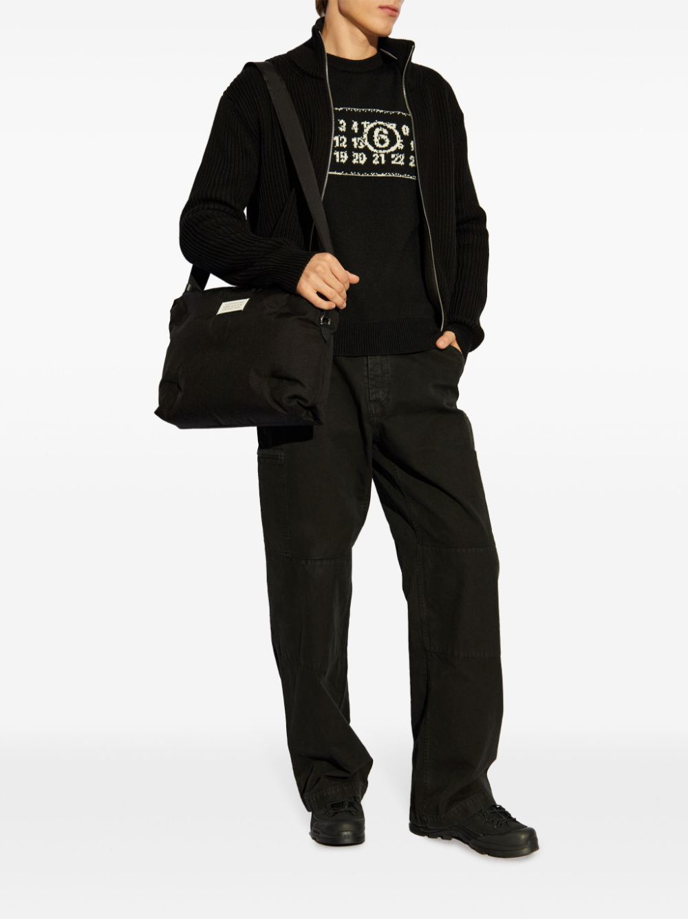 Mm6 Maison Margiela Trousers Black Cotton