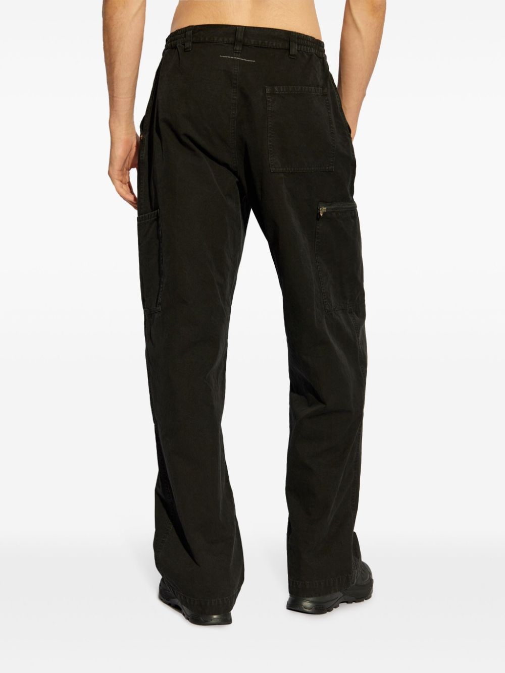 Mm6 Maison Margiela Trousers Black Cotton