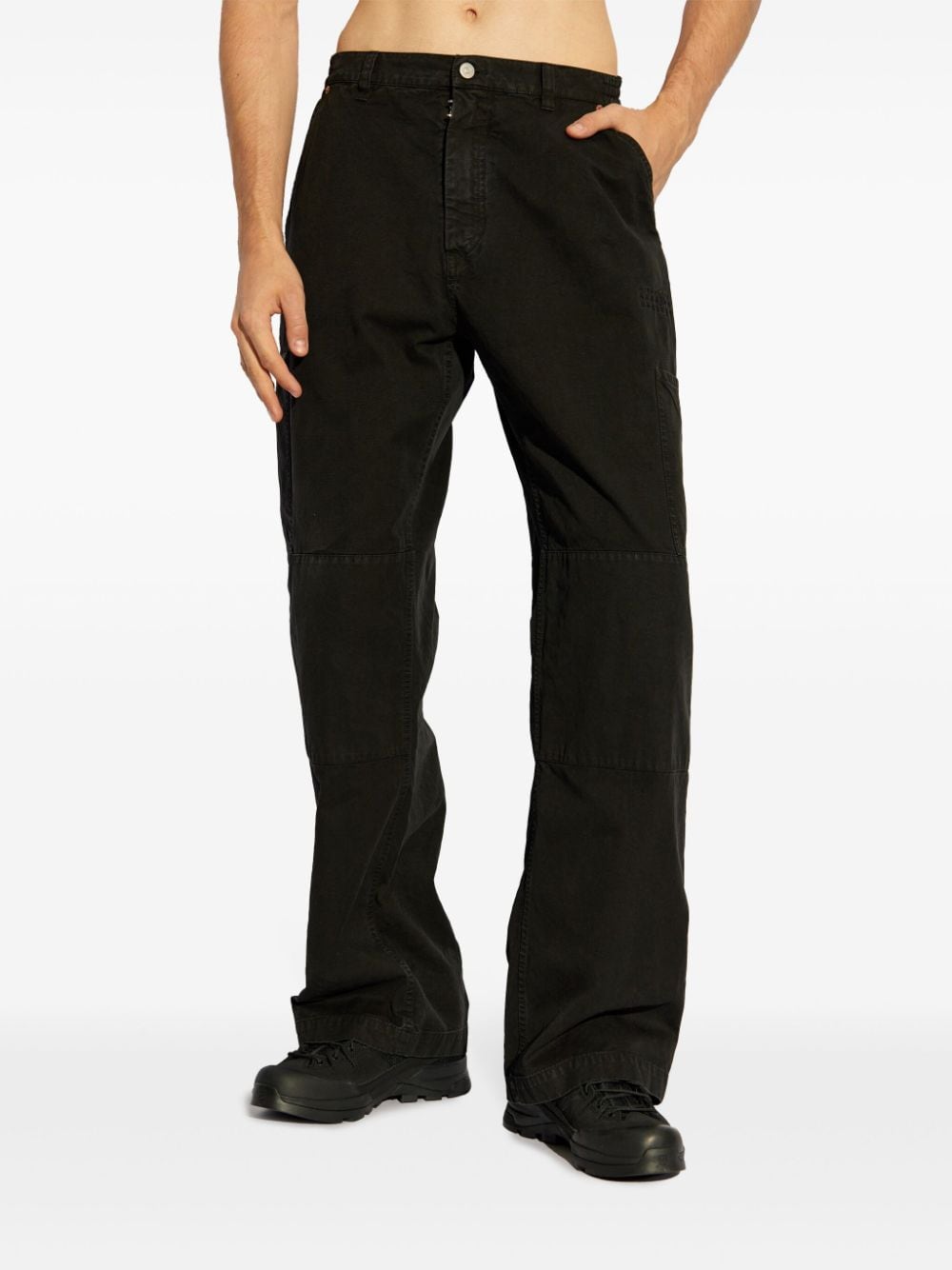 Mm6 Maison Margiela Trousers Black Cotton