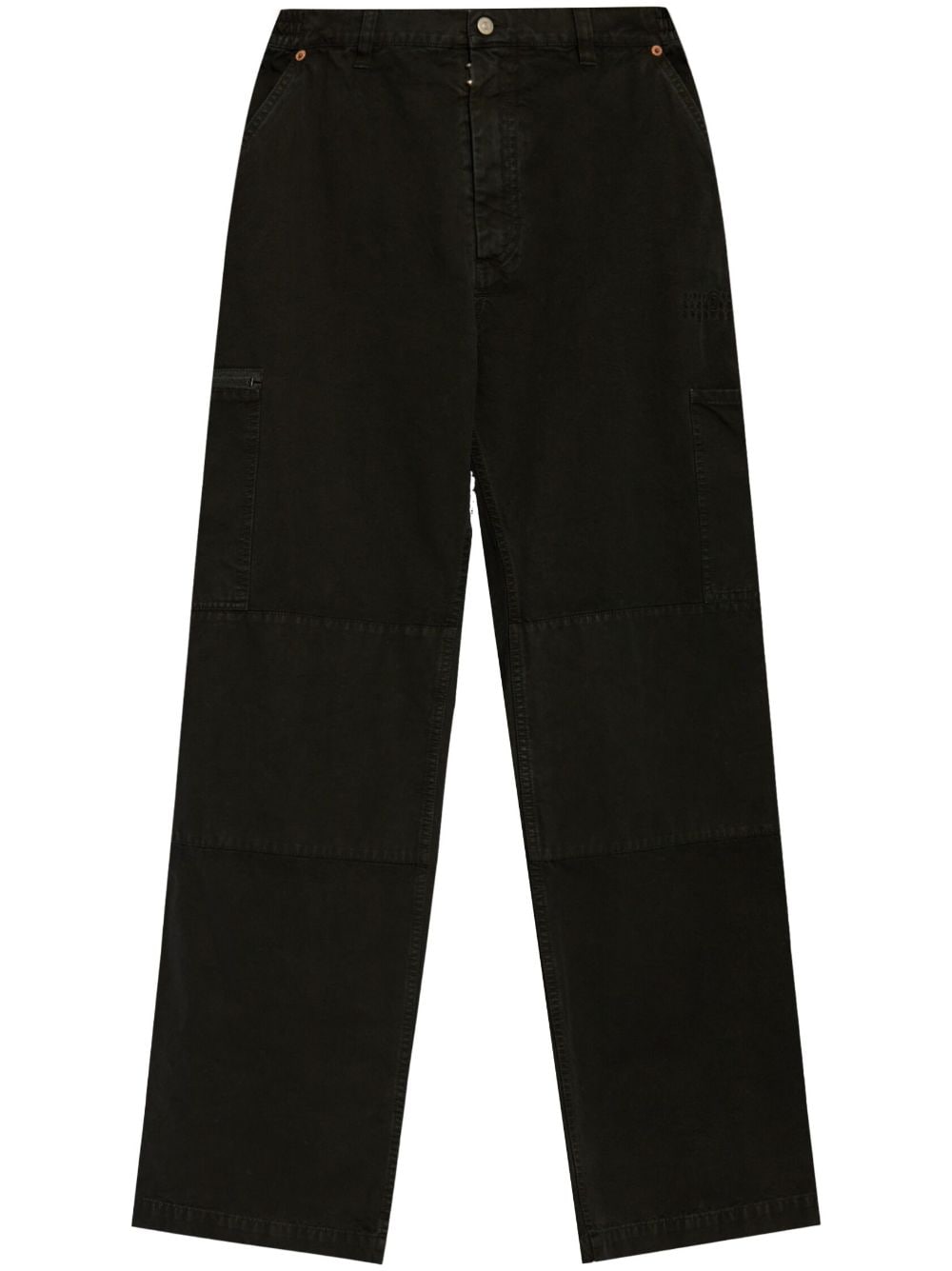Mm6 Maison Margiela Trousers Black Cotton