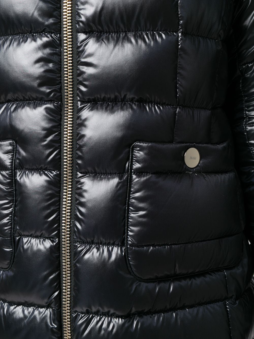 Herno Coats Black Polyaide