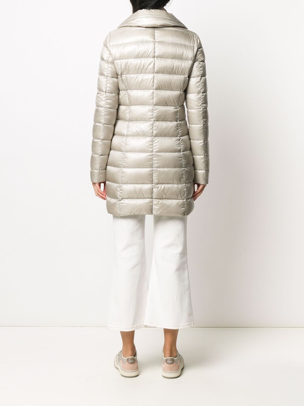 Herno Coats Grey Polyaide