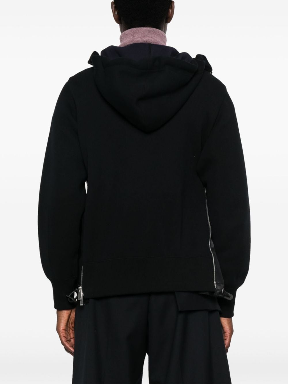 Sacai Sweaters Black Nylon