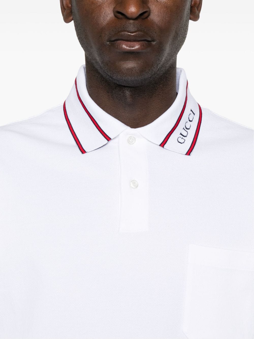 Gucci T-Shirts And Polos White Cotton Elastane