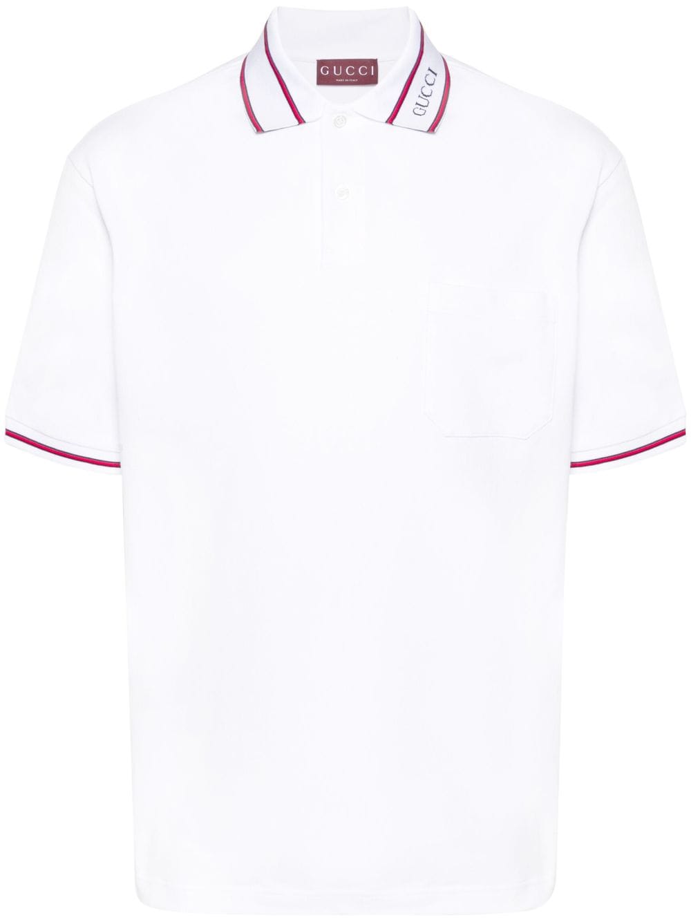 Gucci T-Shirts And Polos White Cotton Elastane