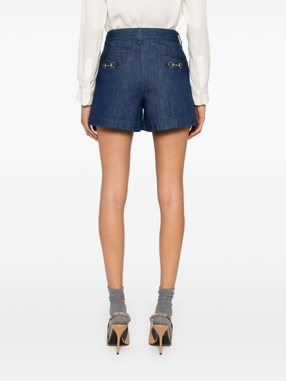 Gucci Shorts Blue Cotton