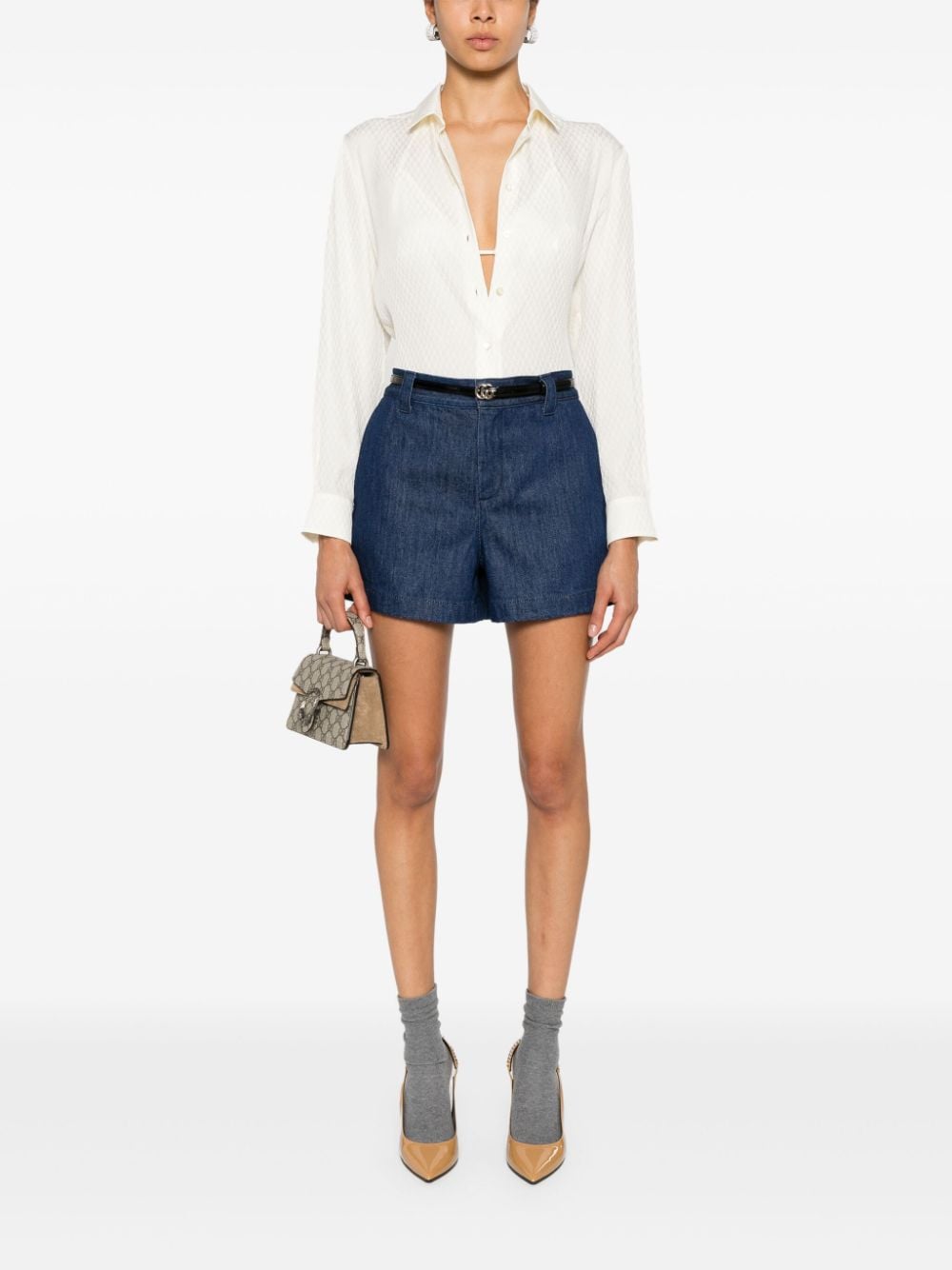 Gucci Shorts Blue Cotton