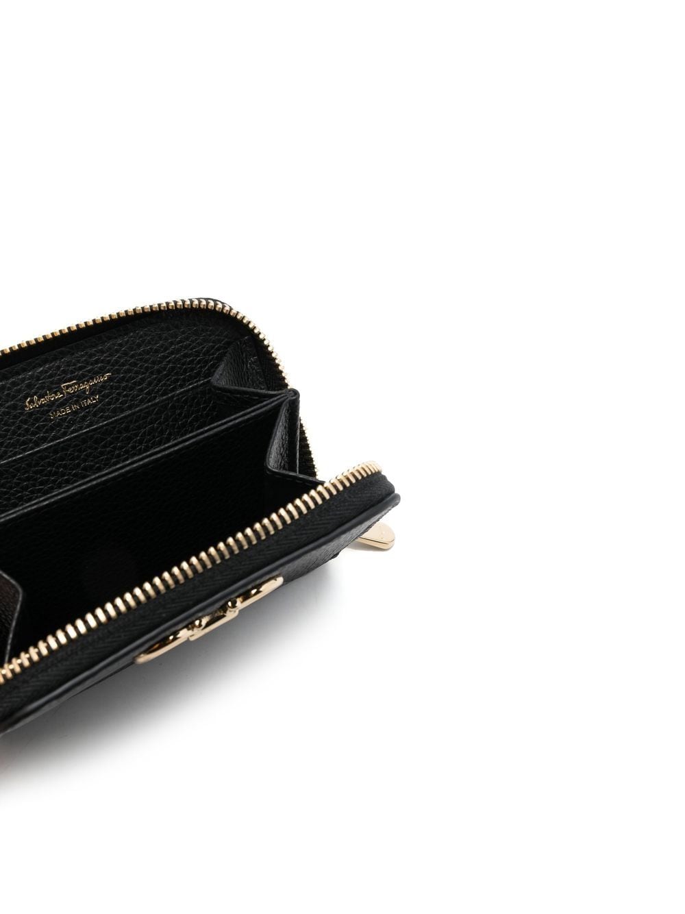 Ferragamo Wallets Black Calf Leather