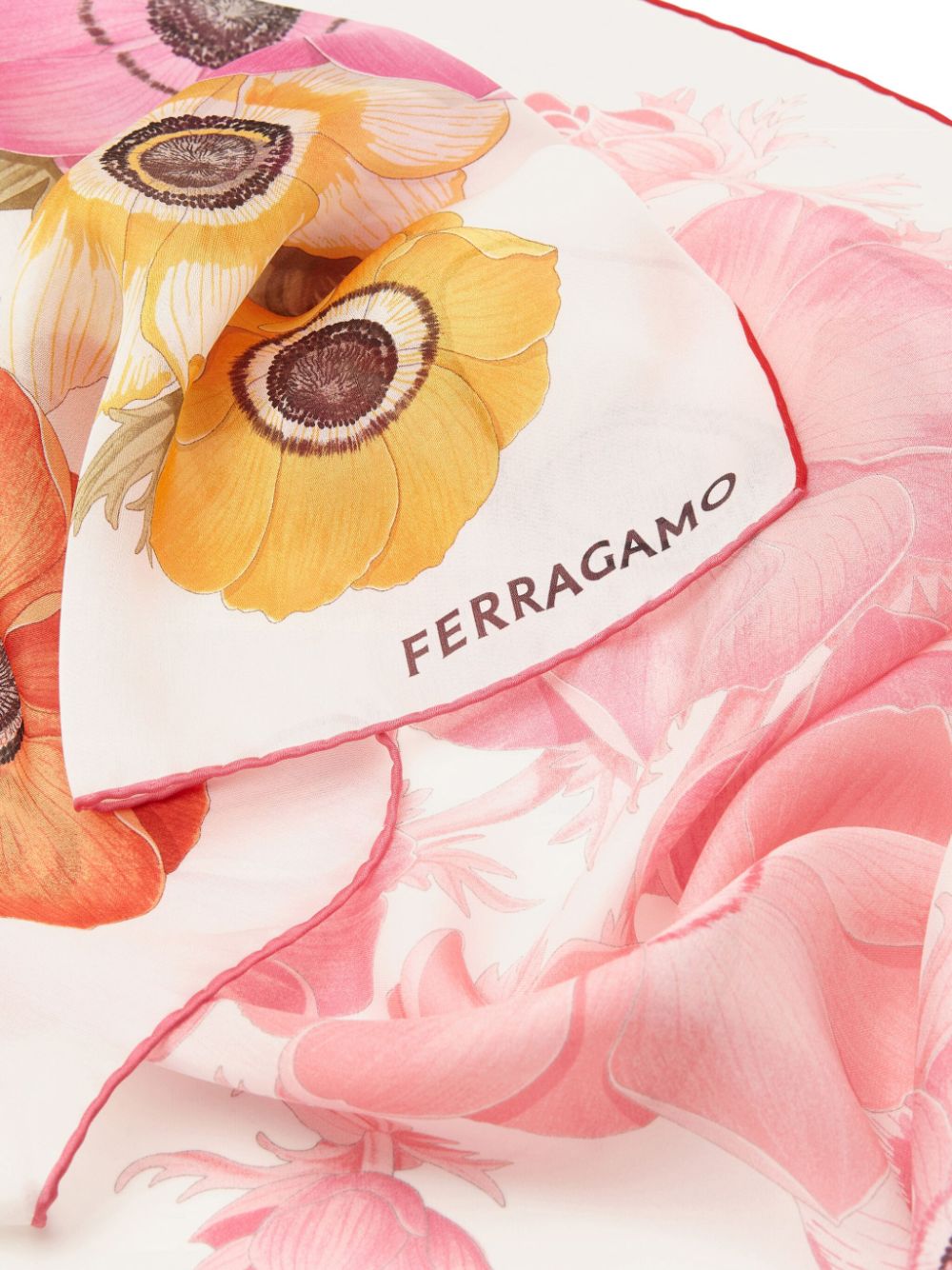 Ferragamo Scarfs White Silk