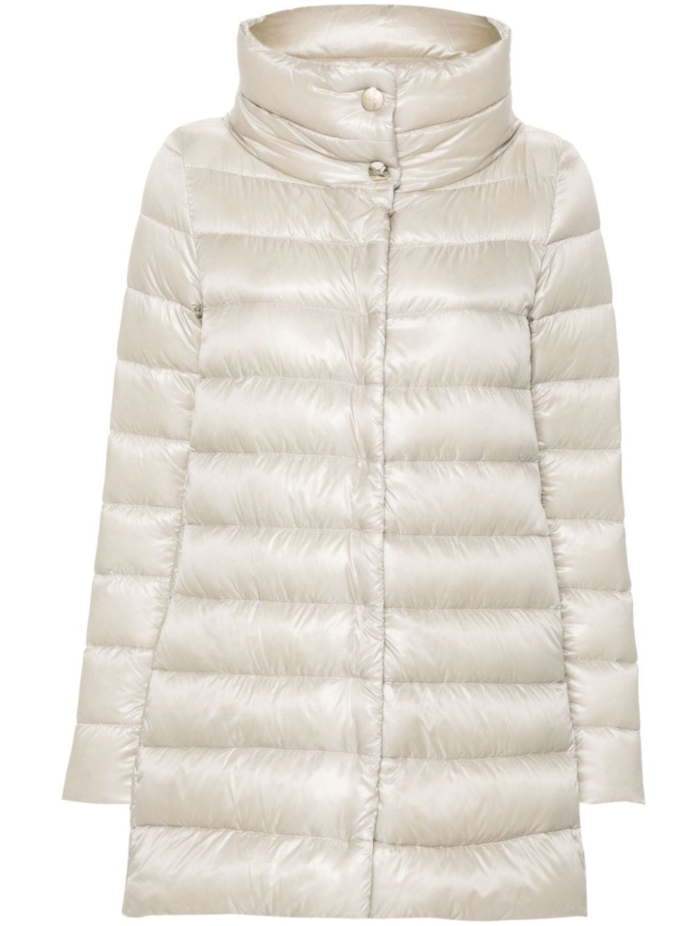 Herno Coats Grey Polyamide