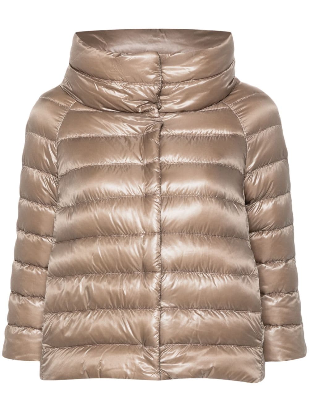 Herno Coats Dove Grey Polyamide