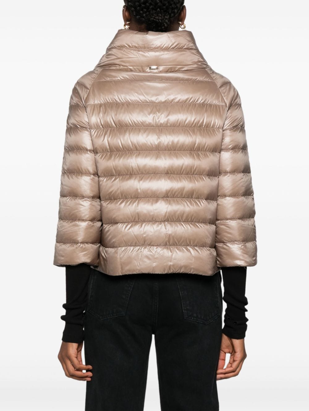 Herno Coats Dove Grey Polyamide