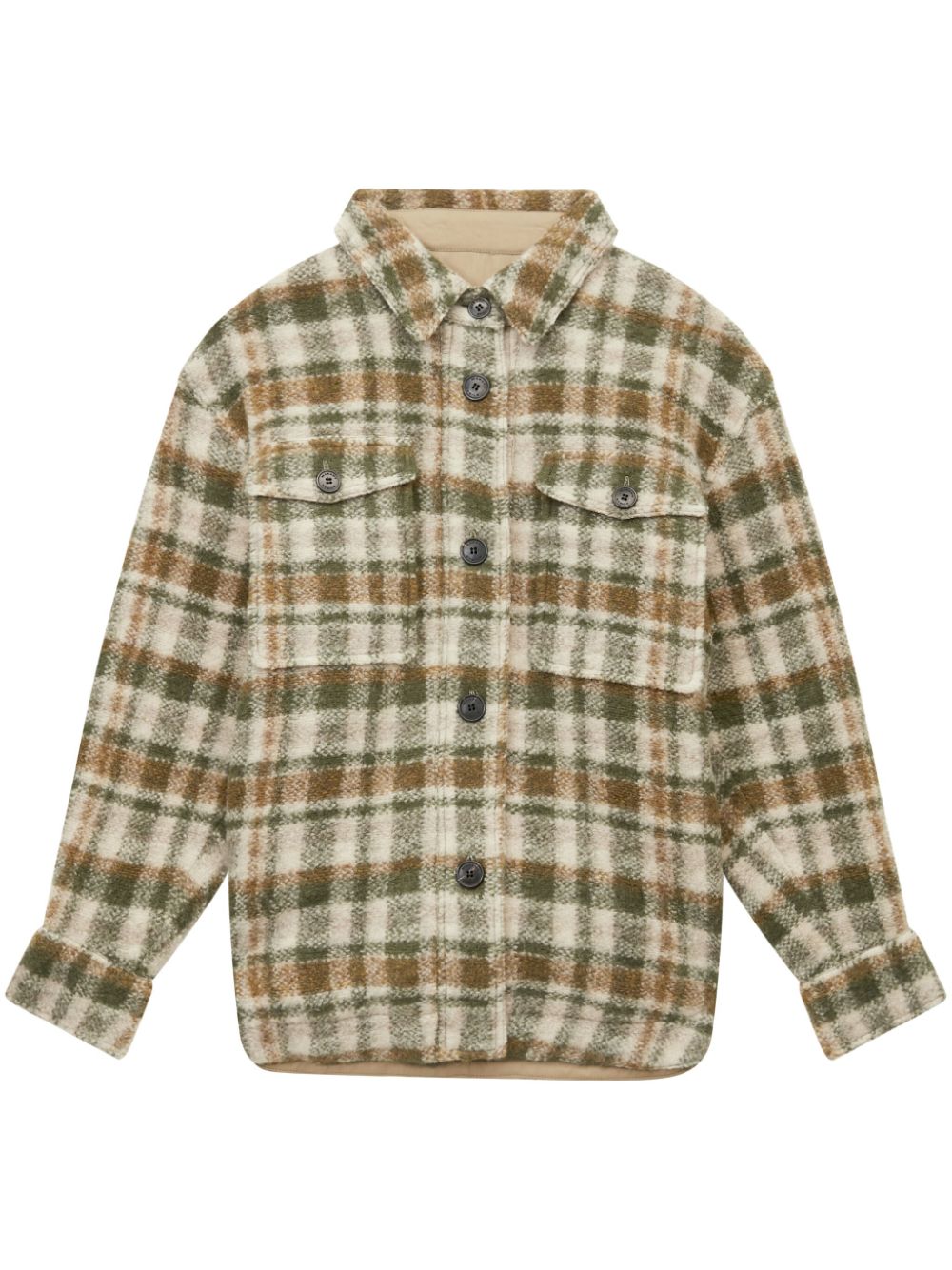 Marant Etoile Jackets Kaki Wool