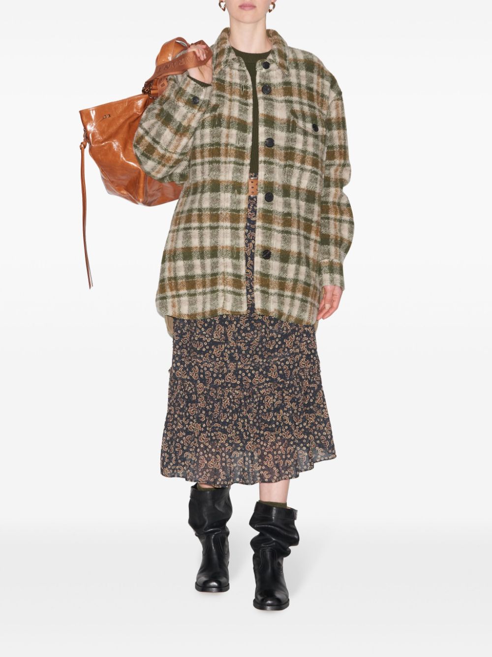 Marant Etoile Jackets Kaki Wool
