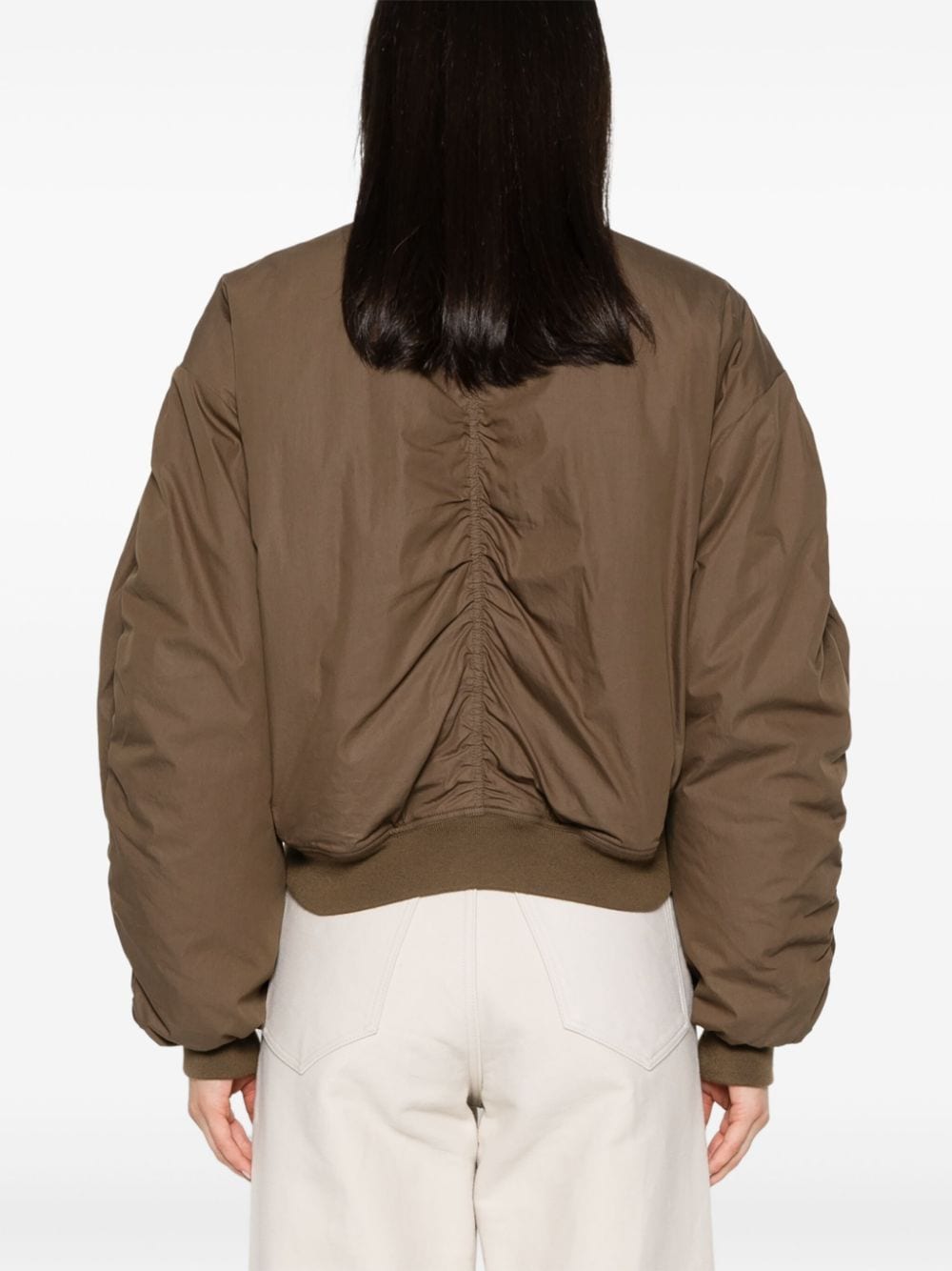 Marant Etoile Coats Kaki Cotton Polyamide