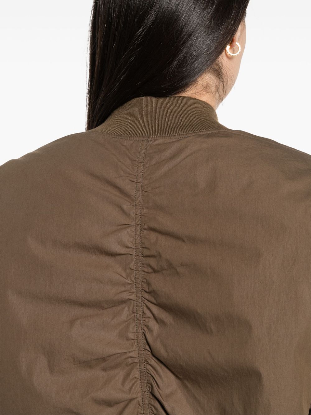 Marant Etoile Coats Kaki Cotton Polyamide