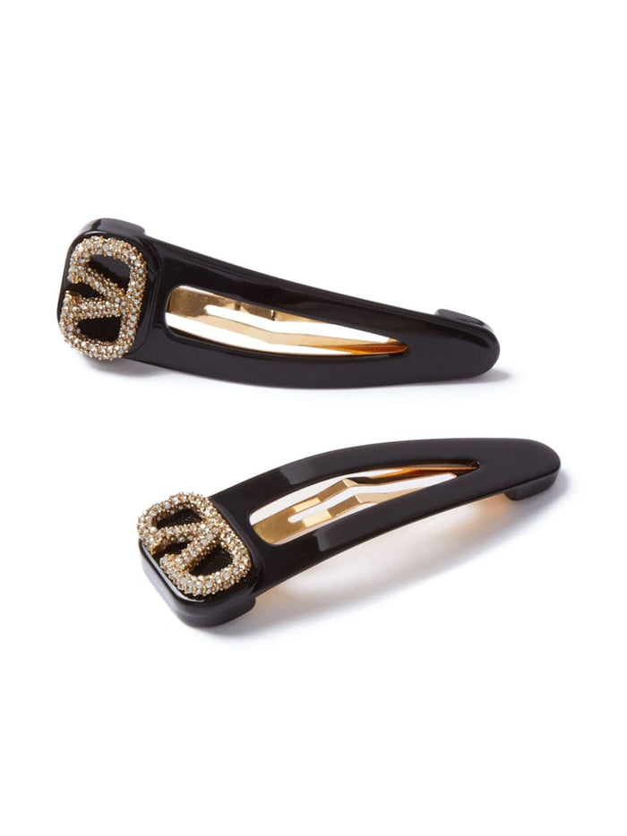 Valentino Garavani Accessories Black Crystal
