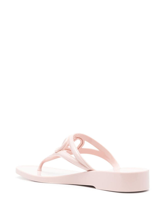 Valentino Garavani Sandals Pink Outer: Polyurethane