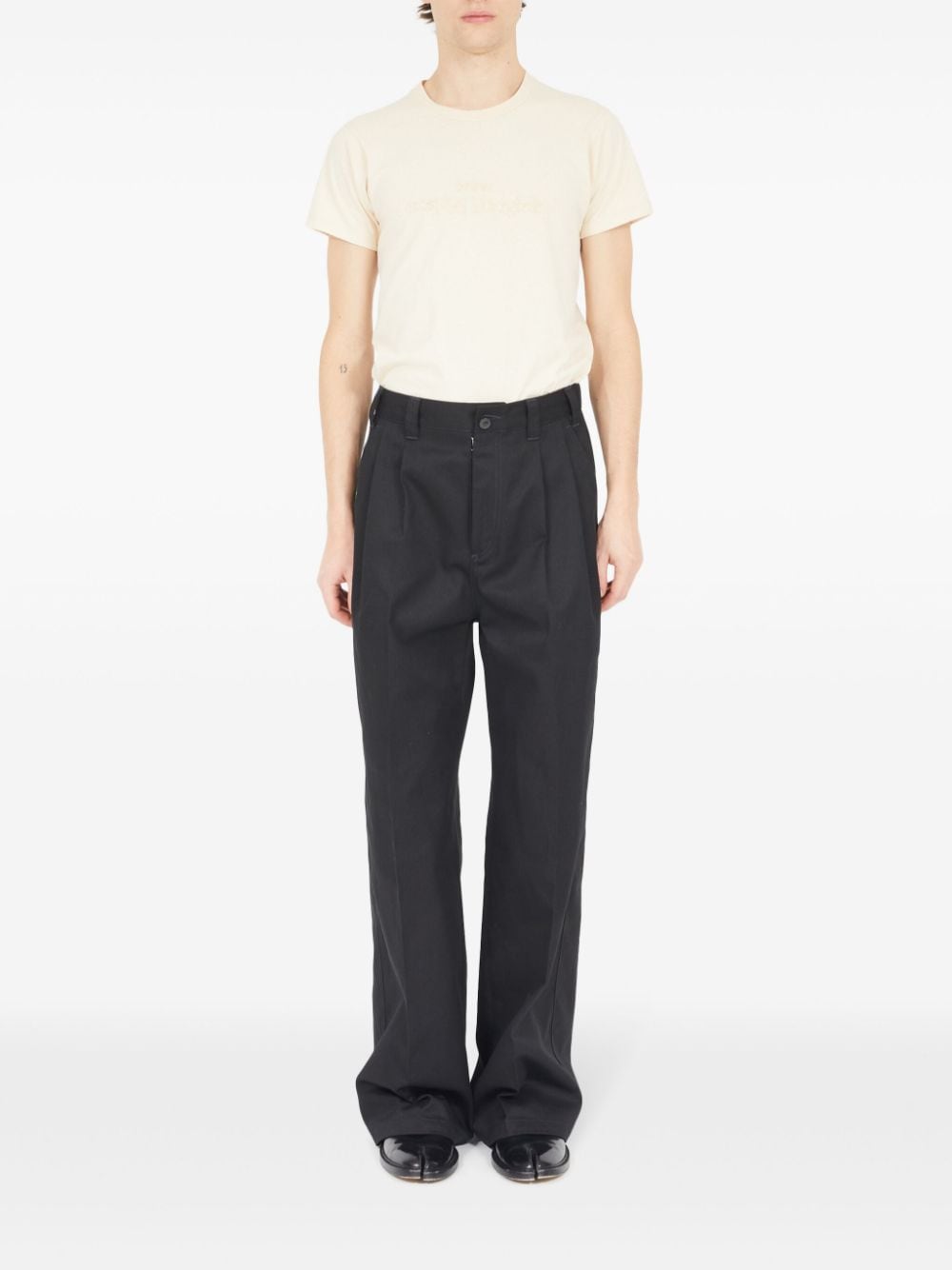 Maison Margiela Trousers Black Polyester
