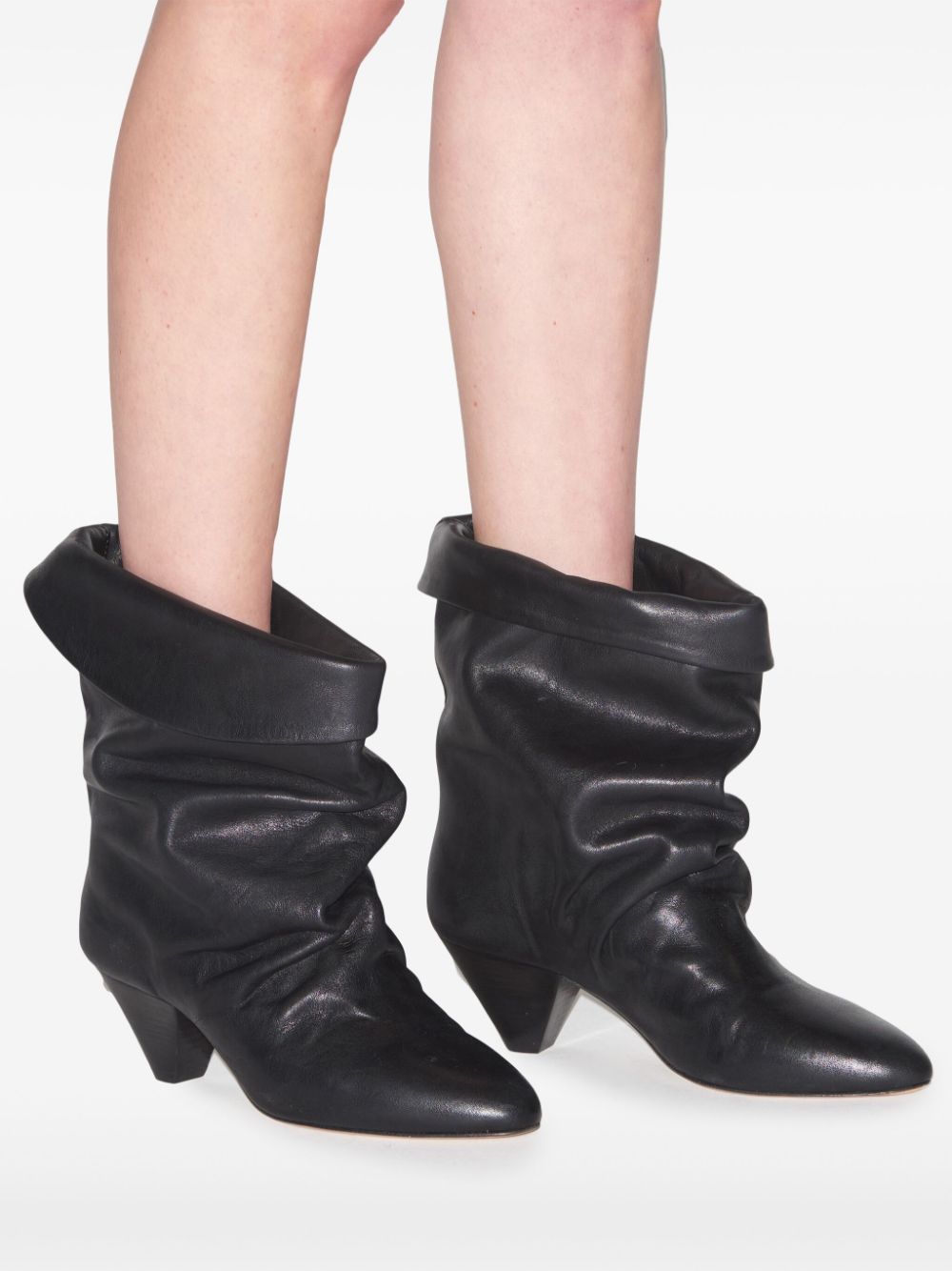 Isabel Marant Boots Black Calf Leather