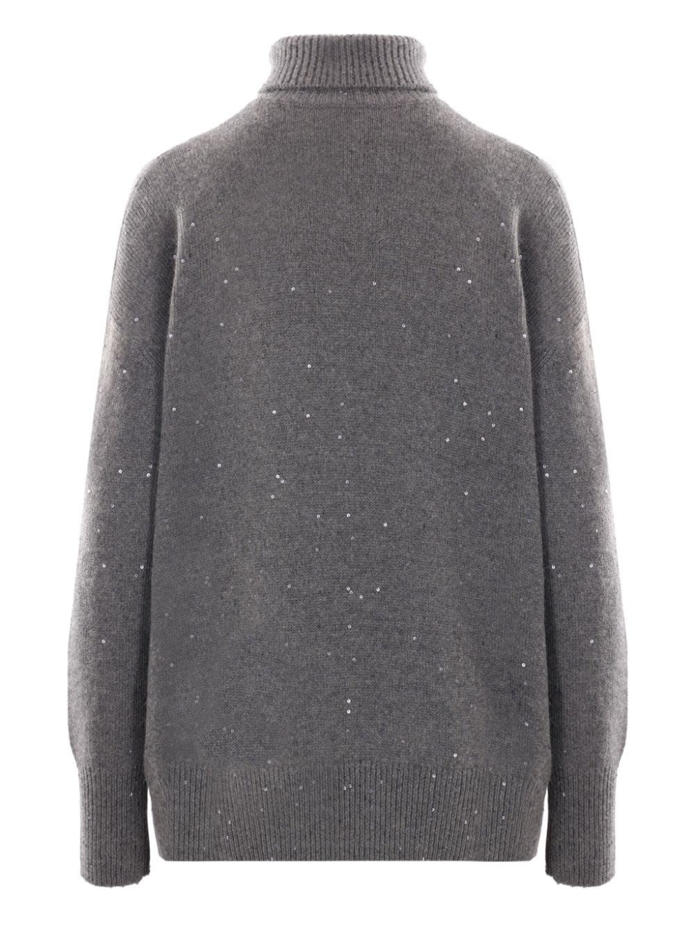 Brunello Cucinelli Sweaters Grigio Scuro Cashmere Silk