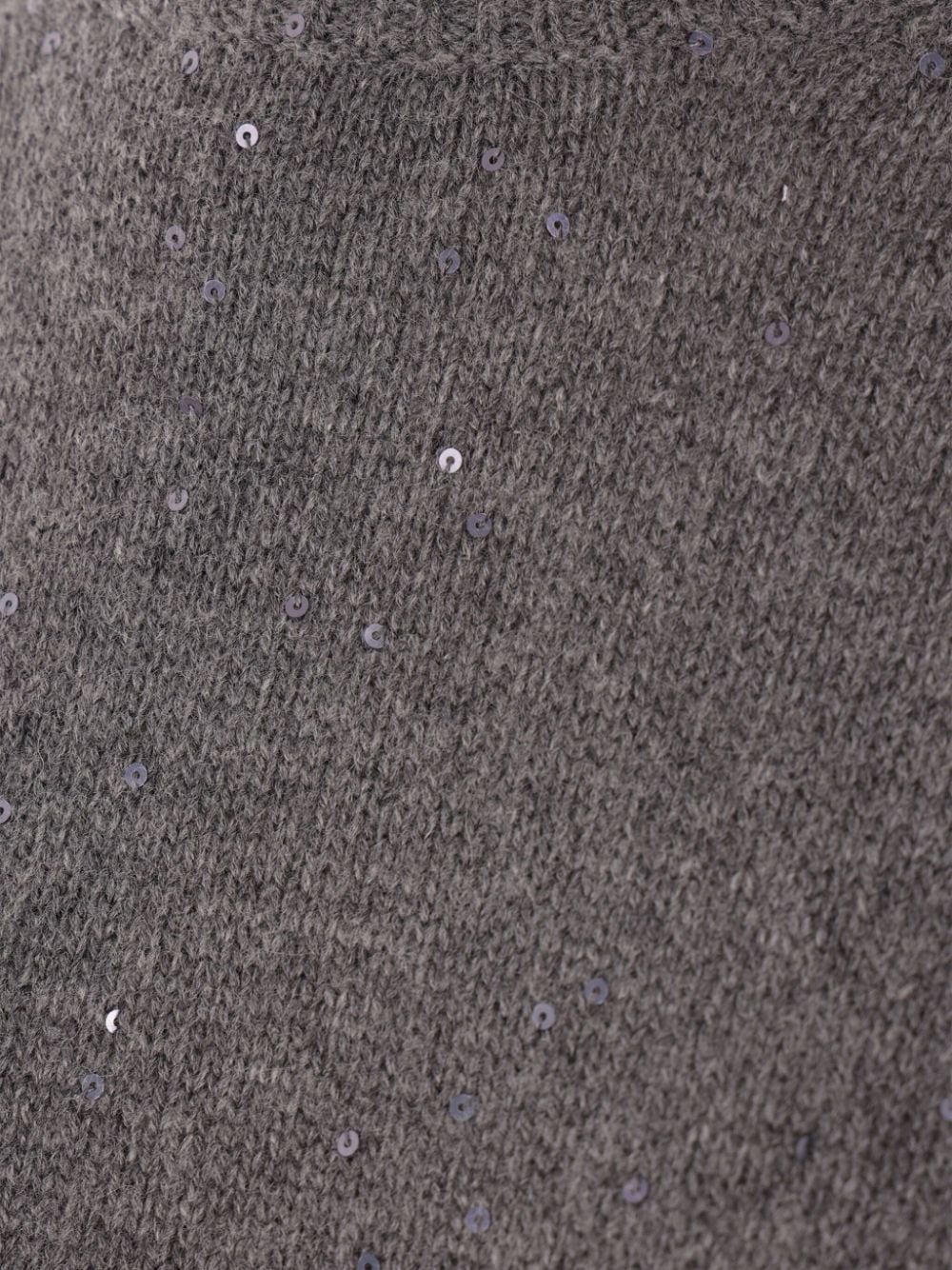 Brunello Cucinelli Sweaters Grigio Scuro Cashmere Silk