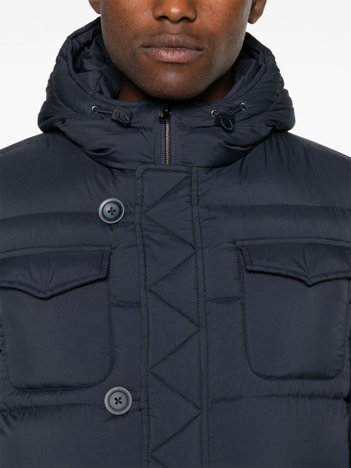 Herno Coats Blue Polyamide