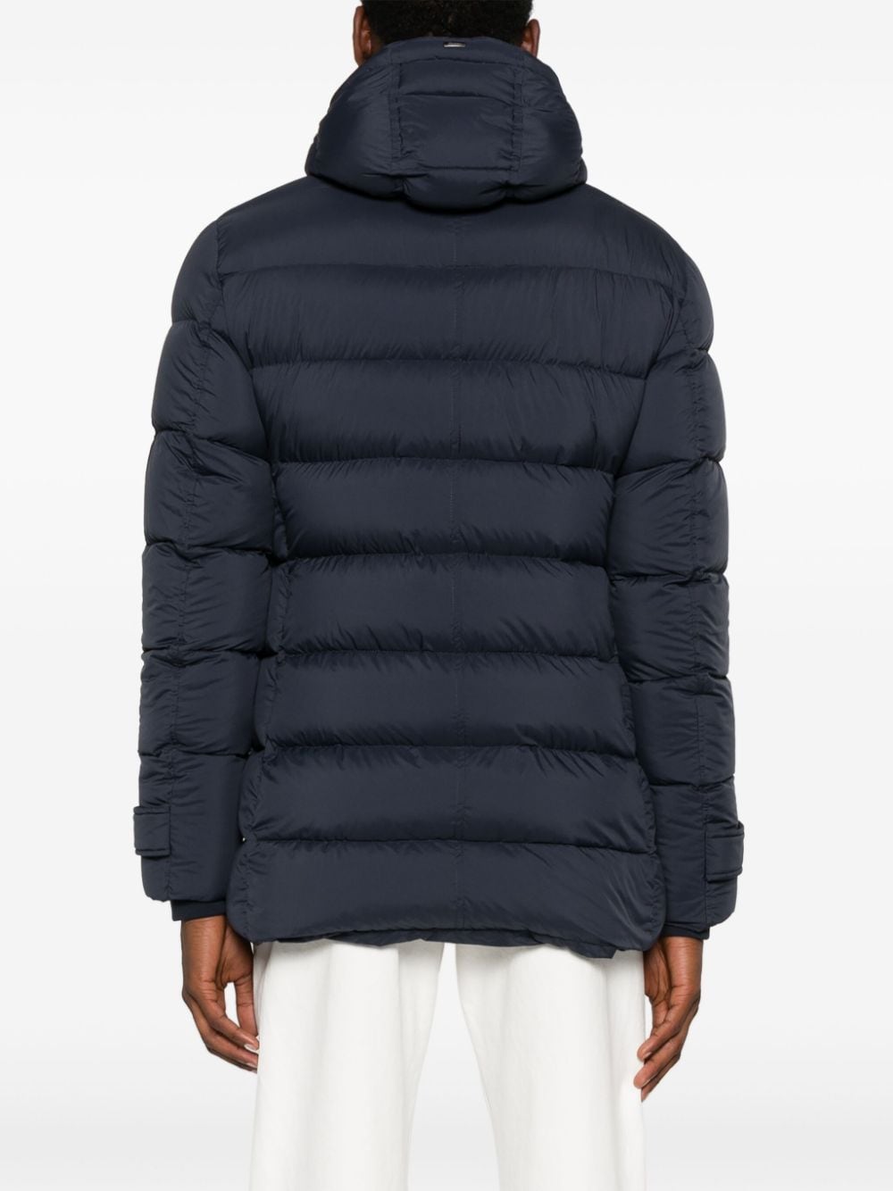 Herno Coats Blue Polyamide