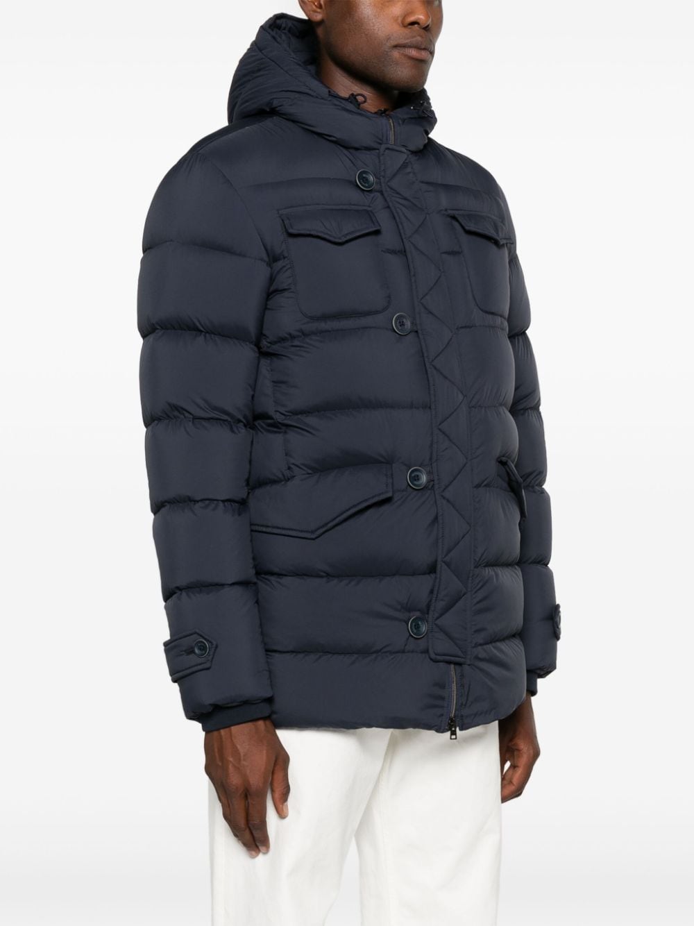 Herno Coats Blue Polyamide