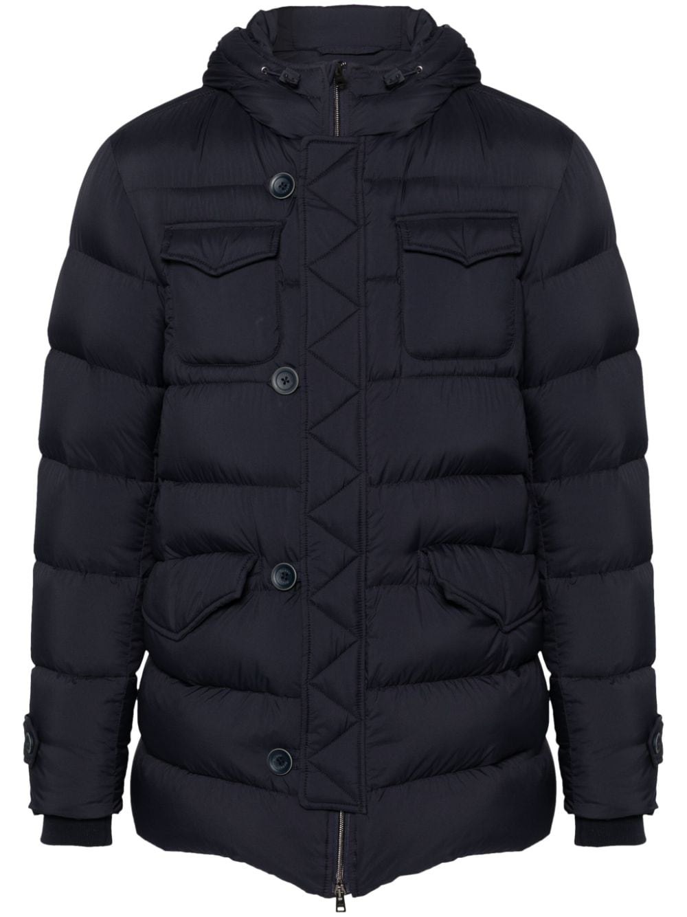 Herno Coats Blue Polyamide