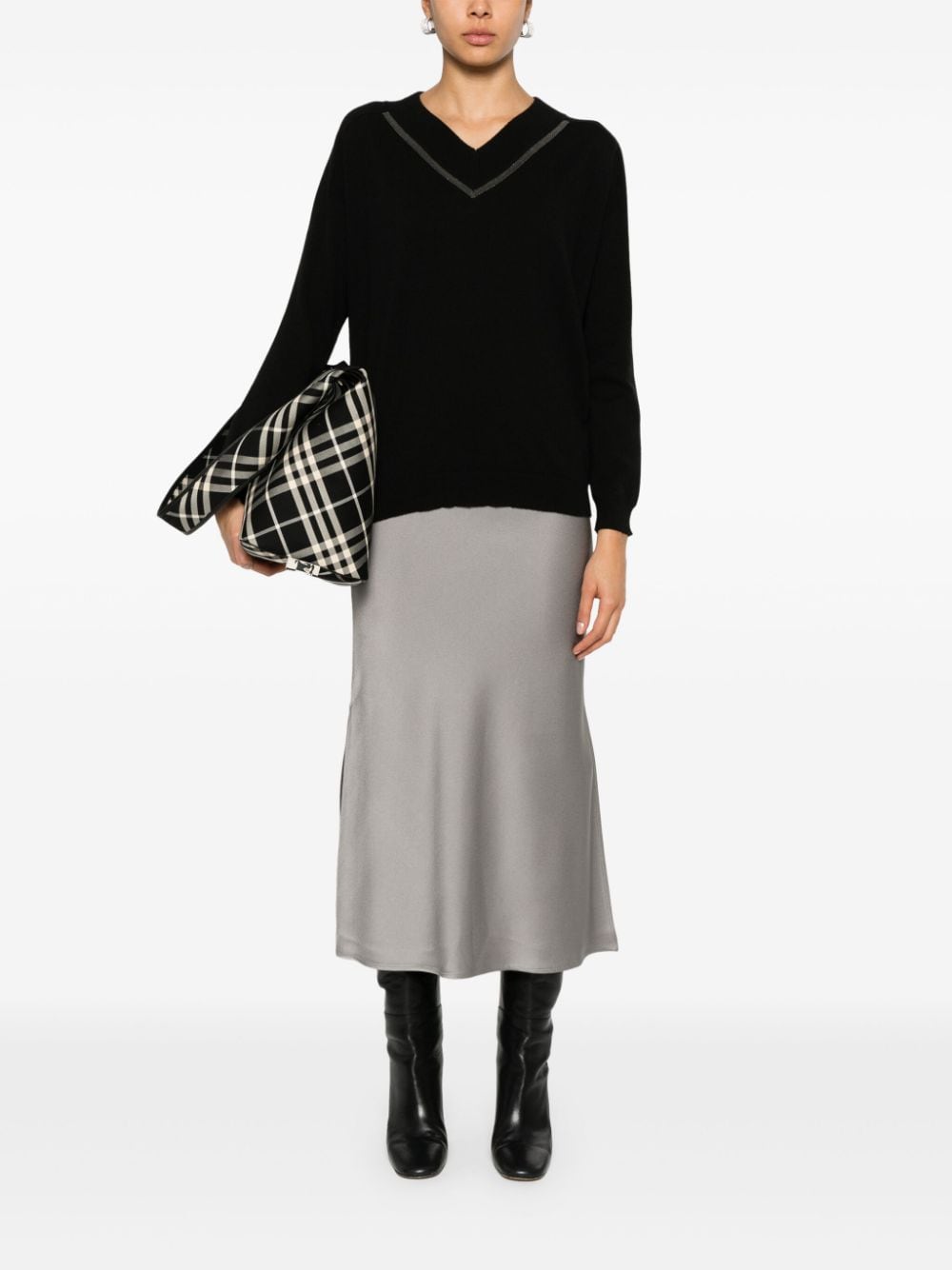 Brunello Cucinelli Sweaters Nero Cashmere