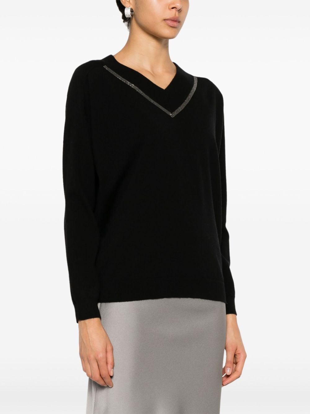 Brunello Cucinelli Sweaters Nero Cashmere