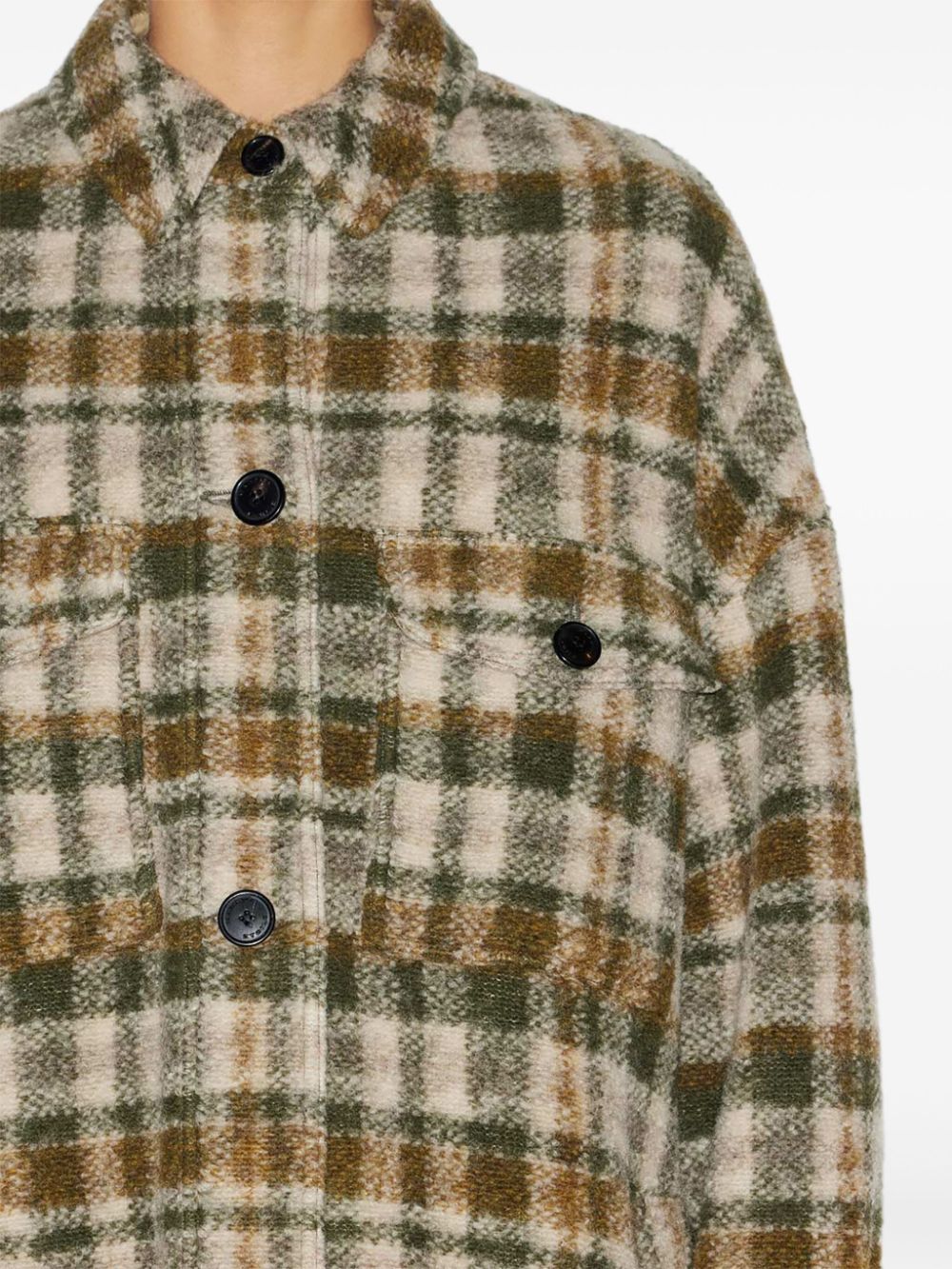 Marant Etoile Coats Kaki Outer: Wool