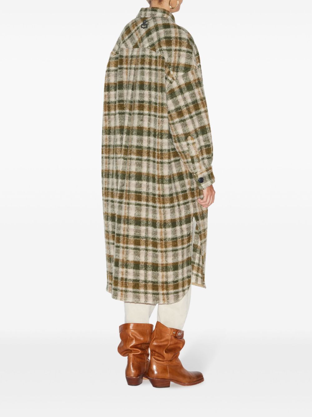 Marant Etoile Coats Kaki Outer: Wool