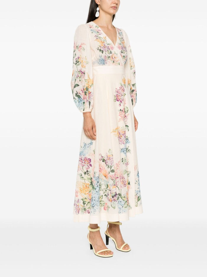Zimmermann Dresses Beige Virgin Wool