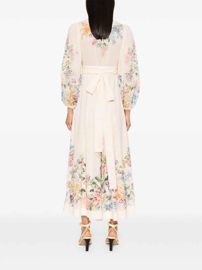 Zimmermann Dresses Beige Virgin Wool