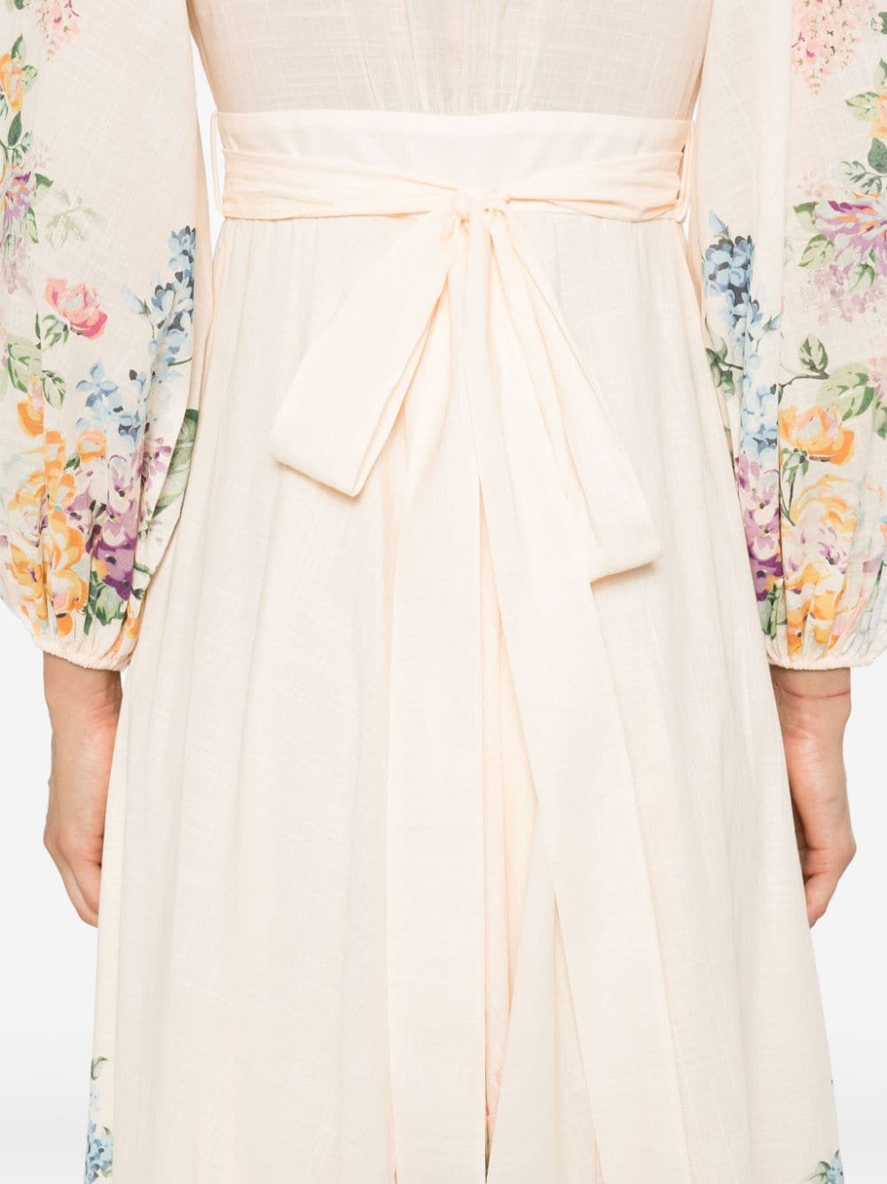 Zimmermann Dresses Beige Virgin Wool