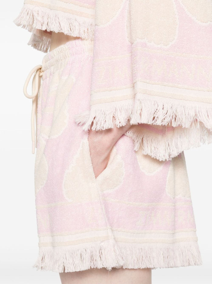 Zimmermann Shorts Pink Cotton