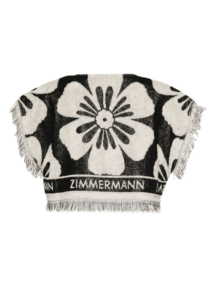 Zimmermann Top Black Cotton