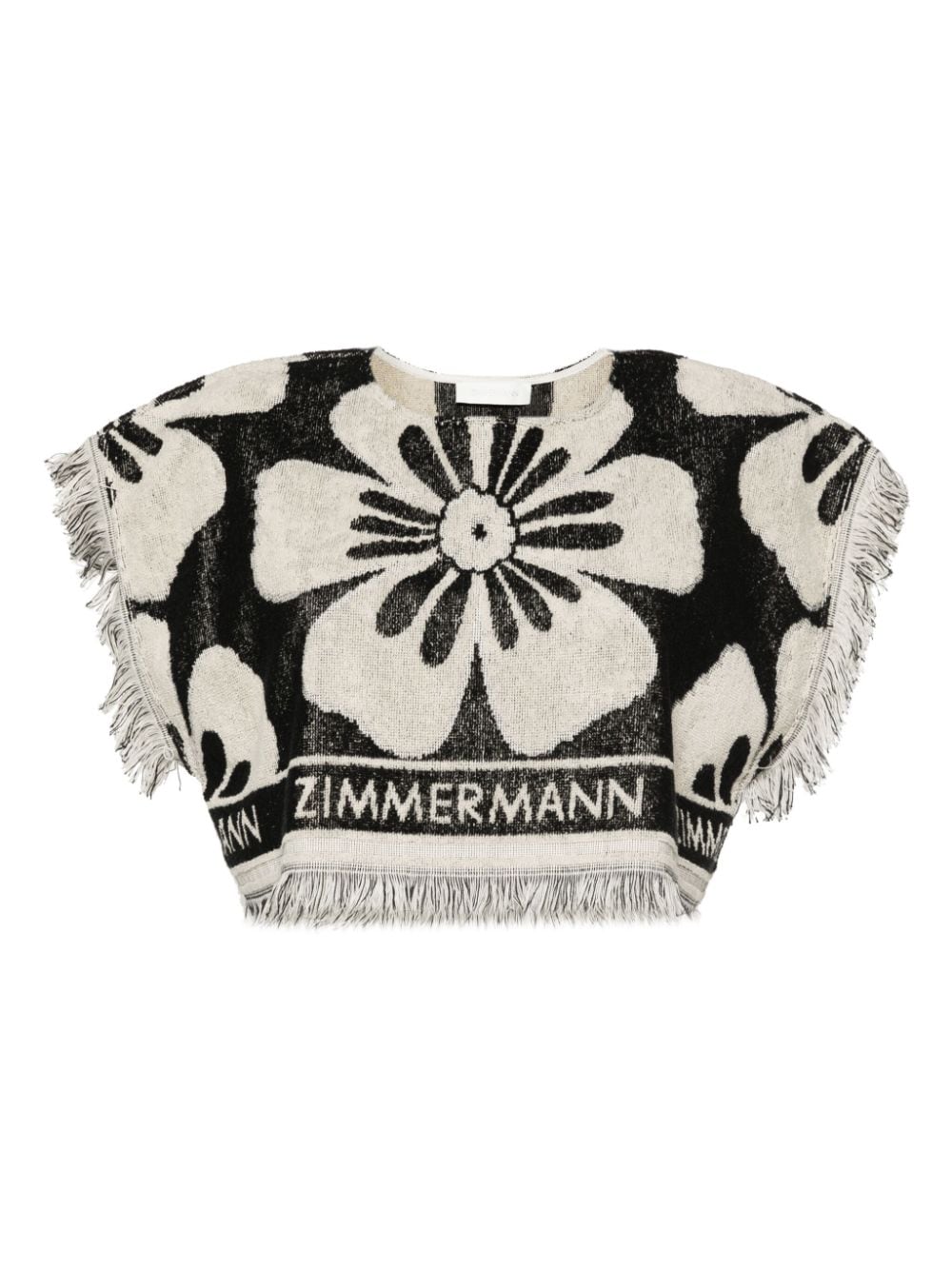 Zimmermann Top Black Cotton