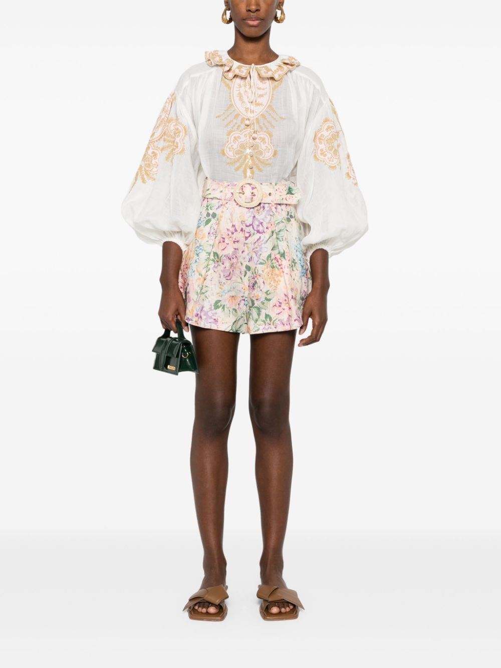 Zimmermann Top Beige Ramie