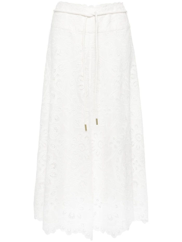 Zimmermann Skirts White Lining: Cotton