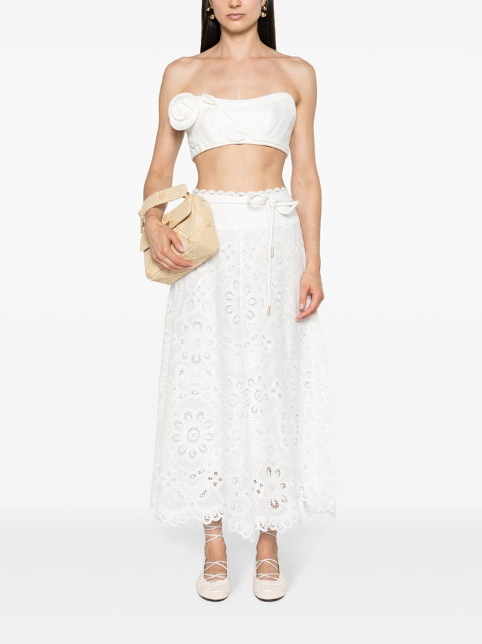 Zimmermann Skirts White Lining: Cotton