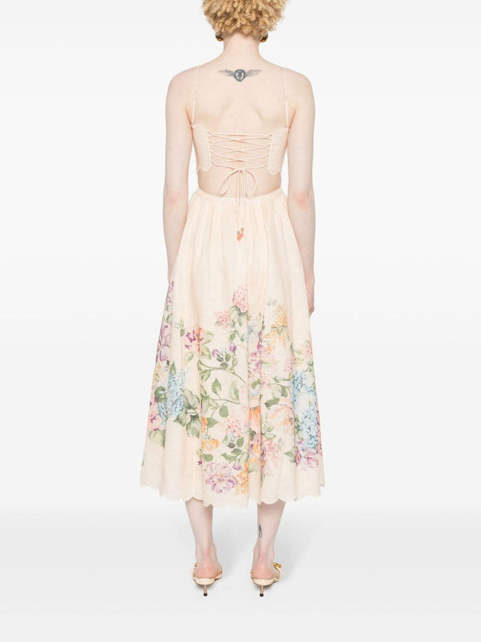 Zimmermann Dresses Beige Outer: Linen/flax