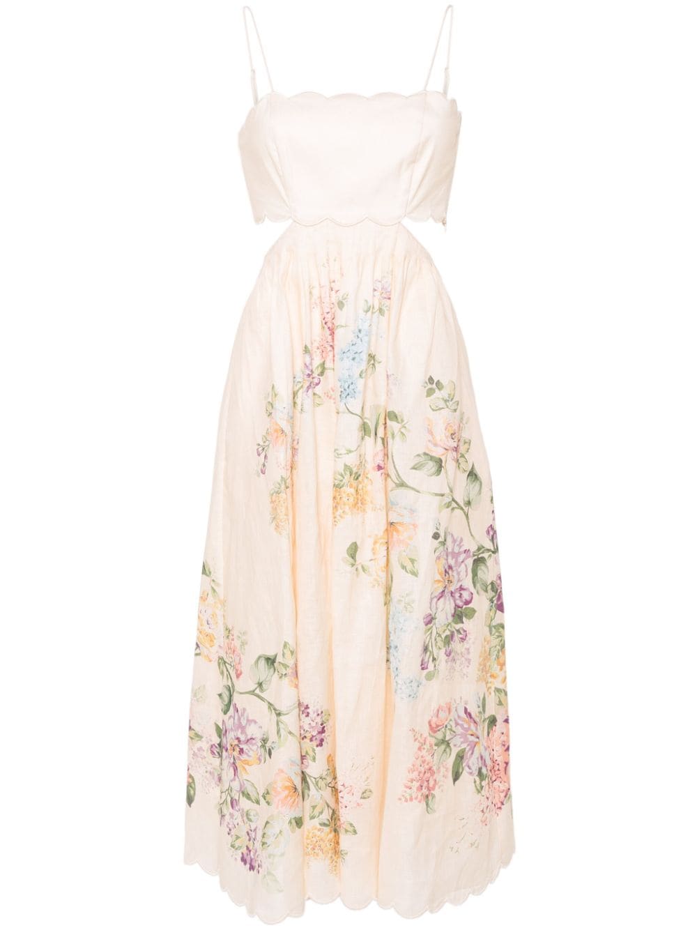 Zimmermann Dresses Beige Outer: Linen/flax