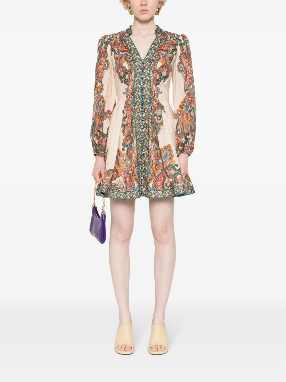Zimmermann Dresses Multicolour Outer: Linen/flax