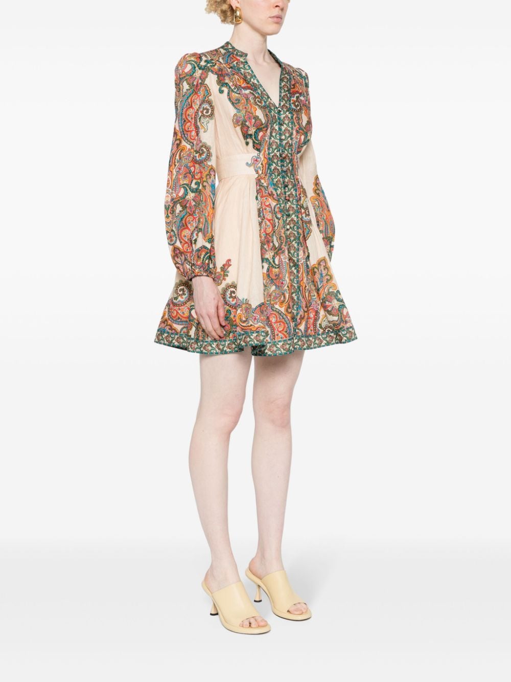Zimmermann Dresses Multicolour Outer: Linen/flax