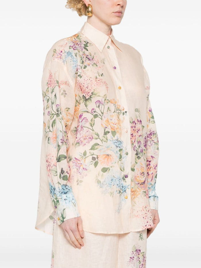 Zimmermann Shirts Beige Ramie